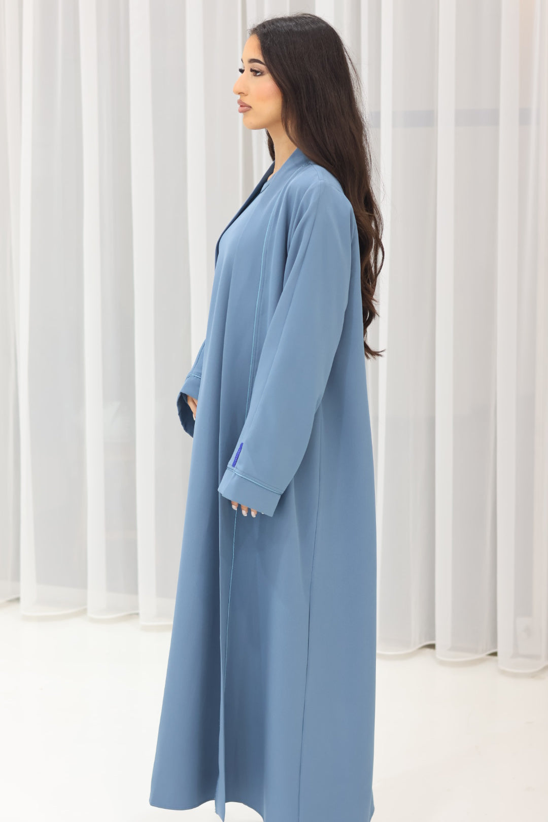 Modern Abaya Set Navy