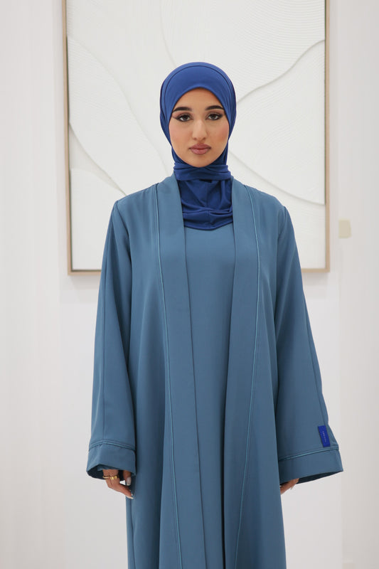 Modern Abaya Set Navy