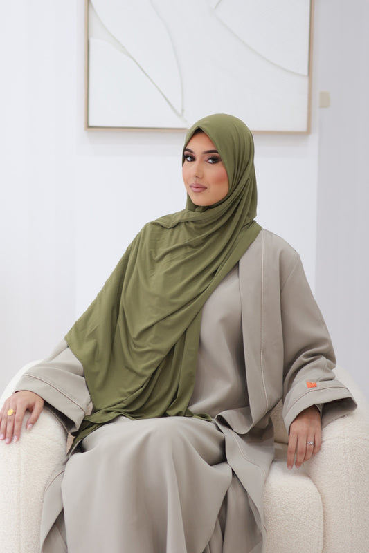 Modern Abaya Set Sand